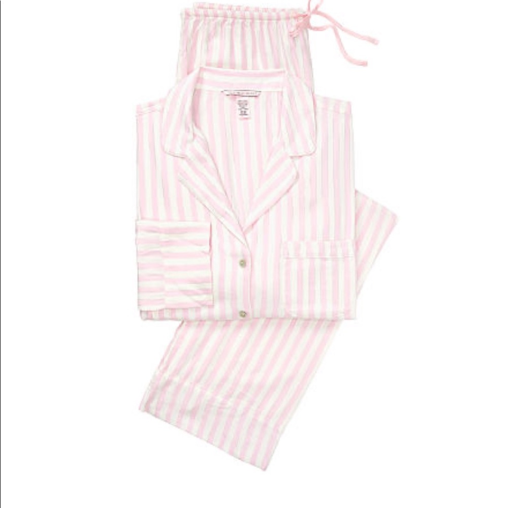Victoria Secret cotton striped pajamas PJ set